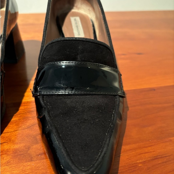 Tabitha Simmons Modist block heels in black patent with suede accents - Picture 8 of 11